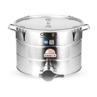 Nerezová stáčecí nádoba CAADEX - 28 kg